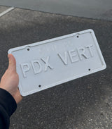 Custom (Your text/logo) Show License Plate
